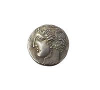 Kocreat Copie de pièce grecque ailes de cheval volant en cuivre plaqué argent réplique originale pièce commémorative