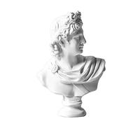 Kocreat Figurines en résine de 8,9 cm - Mini statue en plâtre Michelangelo - Buste de mythologie grecque - Réplique de pièce de collection