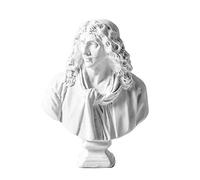 Kocreat Mini figurines d'esquisse en résine de 8,9 cm - Figurine de plâtre Michelangelo - Mythologie grecque - Réplique de buste - Idéale pour la décoration de la maison - Moliere