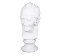 Kocreat Voltaire Statue de buste en plâtre 15,2 à 19,1 cm - Figurines en résine - Figurine de Michel-Ange célèbre portrait - Réplique d'objets de collection pour décoration d'intérieur