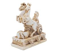 Kocris Casa Sculpture de soldat romain pour aquarium - Décorations d'arène antique, cheval de guerre romain, reptile, tortue, lézard, araignée, réservoirs, décor de construction de terrarium pour