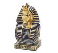 Kocris Casa Sculpture pour Aquarium en forme de Pharaon Égyptien - Décorations pour Aquarium d'Égypte Ancienne pour Reptiles, Tortues, Lézards, Araignées - Ornement pour Terrarium pour Animaux