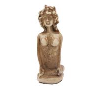 Kocris Casa Sculptures de Décoration d'Aquarium Méduse Statues Mythiques de la Grèce Antique Figurine Sculpture Reptile Tortue Lézard Araignée pour Aquarium Terrarium Décor Ornement Animal de