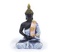 Kocris Casa Statue de Bouddha en méditation pour aquarium, décoration de terrarium pour reptiles, tortue, lézard, araignée, Thaïlande, bouddhisme, sculpture, figurine, décor, ornement, animal de