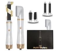 Kocusu Airbrush 5 en 1 avec Thermal Brush,1100W Air Styler avec Seche Cheveux,Brosse Soufflante 3 vitesses avec Fer a Boucler,Brosse Lissante pour Ondulations, Bouclage, Volume, Lissage