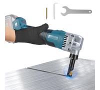 Kocusu Batterie grignoteuse 1900 spm, cisaille à tôle électrique, compatible avec Makita 18 V (sans batterie), embout de tôle 950 W, grignoteuse en métal 3 niveaux réglables pour l'acier inoxydable
