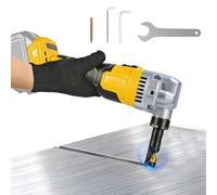 Kocusu Blechknabber Batterie compatible avec Dewlt, grignoteuse sans fil, 450 W, 3 vitesses réglables, grignoteur électrique, 1900 spm, pour acier inoxydable, fer, aluminium (sans batterie)