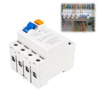 Kocusu Disjoncteur Différentiel FI 60 A 30 mA 4 pôles, FI type B, Interrupteur à Courant Continu avec Fusible Automatique pour Colonne de Charge,Onduleur,Boîte Murale