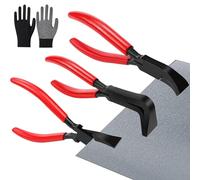 Kocusu Lot de 3 Petites Pinces Pliantes, 0 °, 45 °, 90 ° Pince à Plier, Pince à Border Droites, Portable 22 mm Mini Pinces à Tôle Pince à Cintrer pour Plier et Lisser les Tôles