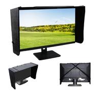 Kocusu Pare-soleil réglable pour écran DDisplay 24-32" (41-71 cm) - Protection solaire - Brise-vue pour le travail - Protection contre la lumière parasite et anti-peeping pour écrans universels