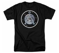 KOCXB Stargate Sg1 Earth Emblem T Shirt Sci FI TV Alien Show Tee T-Shirt Black L