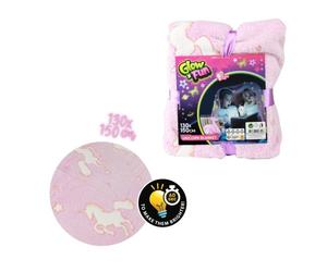 Kocyk świecący w ciemności Unicorn 130 150 cm TOI TOYS