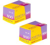 Kodak 145 1855 Professional Portra 800 Lot de 2 Films négatifs de Couleur 35 mm 36 Poses