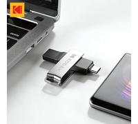 Kodak 2 en 1 USB Flash Drives type-c Pendrive 32GB 64GB 128GB 256GB USB 3.2 haute vitesse double mémoire clé pour téléphone Abricot