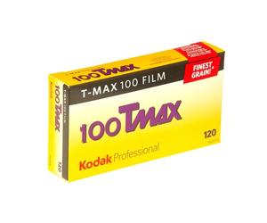 Kodak - 5 films noir & blanc TMAX 100 120 *** Péremption juin 2022 ***