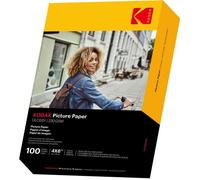 KODAK 9891164 - 100 feuilles de papier photo 230g/m², brillant, Format A6 (10x15cm), Impression Jet d'encre