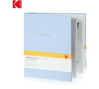 Album Photo KODAK - 20 pages adhésives - Format 23.5 x 27 cm - Couverture en tissu bleu