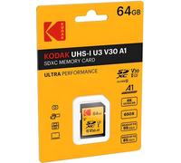Kodak Alaris EKMSD64GXC10HPRK Kodak SD 64GB UHS-I U3 V30 Ultra