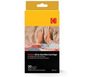 Kodak All-In-One Cartridge MSC-20 - Pack de 2 - couleur (cyan, magenta, jaune) - kit rubans d'impression / étiquettes - pour Kodak C210, MiniShot; Photo Printer Mini 2 G