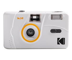 KODAK - Appareil Photo Rechargeable KODAK M38-35mm, Objectif Haute Qualité, Flash Intégré, Pile AA - Blanc