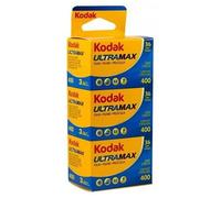 KODAK Blister Ultramax 135-24 Tpack - Pack de 3 Pellicules 35mm, ISO 400, 36 Exposiciones, Idéales pour Photos en Intérieur et en Extérieur