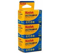 KODAK Blister Ultramax 135-24 Tpack - Pack de 3 Pellicules 35mm, ISO 400, 36 Exposiciones, Idéales pour Photos en Intérieur et en Extérieur