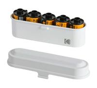 Kodak Étui film 35 mm – Boîtier acier rétro pour 5 rouleaux – Blanc (film non inclus)