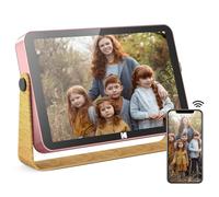 KODAK Cadre Photo Numérique, Cadre Numérique Photo WiFi 10 Pouces, Batterie Intégrée de 4000mAh, Mémoire de 16 Go, Écran Tactile IPS HD, Partage de Photos, Musique et Vidéos Via Une App/E-Mail/USB