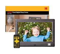 KODAK Cadre Photo numérique de 7 Pouces - Écran IPS - Lecteur Photo/Musique/vidéo/Calendrier/Alarme, Prise en Charge USB ou Carte SD, Rotation Automatique, avec télécommande
