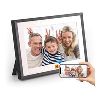 Kodak Cadre Photo Numérique vec Batterie, Cadre Photo Numériqu WiFi 10,1 Pouces WiFi (32 Go), Écran Tactile IPS HD 1280x800 - Rotation Automatique, Cadre Photo Connecté pour Famille Noir