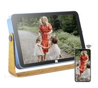KODAK Cadre Photo numérique Wi-FI - 10 Pouces - avec Batterie - avec écran Tactile HD IPS - Cadre Photo numérique Intelligent avec Application - Mémoire de 16 Go - Partagez des Photos et des vidéos
