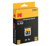 Kodak Carte CFexpress 256 Go, Type B, Jusqu'à 1800 Mo/s en Lecture et 1200 Mo/s en écriture, Carte mémoire 256 Go pour Photographe Professionnel, vidéaste (EKMCFX256GK)