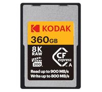 Kodak - Carte CFexpress Type A 360GB - Haute Vitesse 1700MBps - Compatible Appareils Photo et Vidéo 8K/4K - 6 g - Stockage Fiable et Rapide pour Professionnels