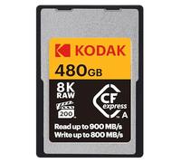 Kodak - Carte CFexpress Type A 480GB - Haute Vitesse 1700MBps - Compatible Appareils Photo et Vidéo 8K/4K - 6 g - Stockage Fiable et Rapide pour Professionnels
