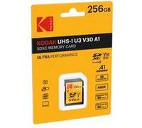 Kodak - Carte mémoire flash - 256 Go - A1 / Video Class V30 / UHS-I U3 - SDXC UHS-I G