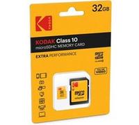 KODAK Carte mémoire Micro SDHC 32 Go avec adaptateur - Solution de stockage haute vitesse - Neuf