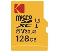 Kodak – Carte microSD 128 Go UHS-I U3 V30 A1 – microSDHC/XC – 95/85 MB/s (lecture/écriture)