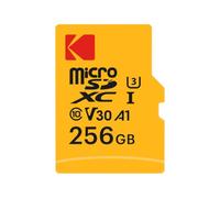 Kodak Carte microSD Ultra 256 Go UHS-I U3 V30 avec adaptateur