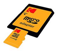 KODAK Carte mémoire Micro SDHC 32 Go avec adaptateur - Stockage haute vitesse, fiable et polyvalent pour smartphones, caméras, tablettes et autres appareils compatibles SDHC