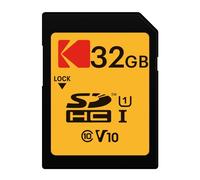 KODAK Carte Mémoire SDHC 32 Go Ultra High Speed UHS-I Classe 10 - Vitesse de Lec