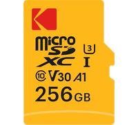Kodak - Carte Micro SD 256 Go UHS-I U3 V30 A1 microSDHC/XC - Carte Mémoire Micro SD - Vitesse de Lecture 95MB/s Max - Vitesse d'Écriture 85MB/s Max - Stockage Supplémentaire Appareils Multimédias