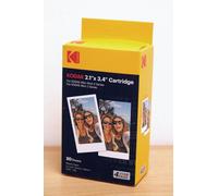 KODAK Carte Pour Mini Shot 2 Retro Pour 30 Photos Blanche 53 X 86 Mm
