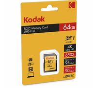 Kodak - Carte SDXC 64GB Class 10 U3 4K Ultra HD