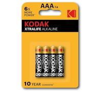 Kodak Piles XTRALIFE Alcaline AAA / LR03 – pack de 4 G