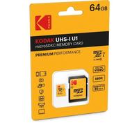 Kodak Carte micro-SD 64 Go UHS-I U1 avec adaptateur