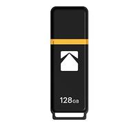 KODAK Clé USB 128Go Classic K102 - USB 3.0, Compatibilité Universelle, Lecture 15MB/s, Écriture 5MB/s, Compacte 54x12x6mm - Noir