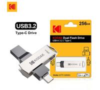 KODAK-Clé usb 3.2 type c, support à mémoire de 32gb 256gb 128gb, lecteur flash, haute vitesse, pour touristes, pour smartphone et ordinateur portable