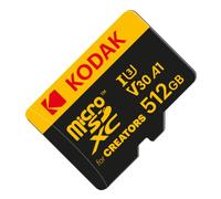 Kodak Creators Carte microSD 128 Go UHS-I U3 V30 A2 avec Adaptateur SD