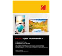 Kodak Cadre photo Cristal acrylique transparent, fond magnétique, 5 feuilles photo, 10x15 cm