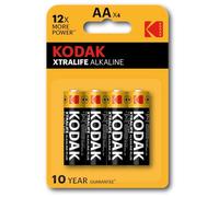 KODAK - Piles - XTRALIFE Alcaline - AA / LR06 - pack de 4 G